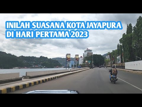 SUASANA KOTA JAYAPURA DI HARI 1 TAHUN BARU 2023