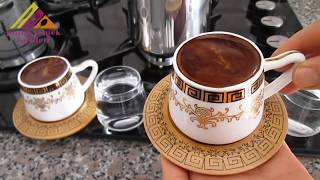 Türk Kahvesi Nasıl Yapılır? Bol Köpüklü Türk Kahvesi how to make turkish coffee?