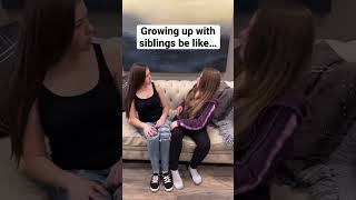 Growing up with siblings be like…🤣 #shorts