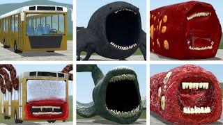 Old And New Update Sea Eater, Train Eater, The Bloop Vs All Trevor Henderson Battle In Gmod