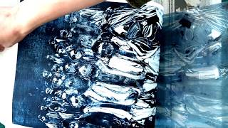 Monotype Speed Painting 'Epidemic'