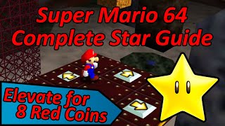 Elevate For 8 Red Coins Hazy Maze Cave - Super Mario 64 Complete Star Guide