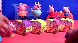 Nickelodeon Peppa Pig Pop Up Toys Surprises Playdoh Stacking Cups Toy Unboxing