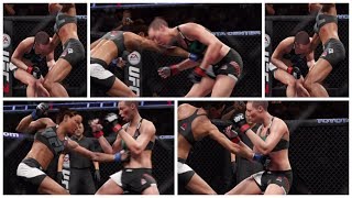 No Mercy For Your Stomach Rose Namajunas Belly Punch Ea Ufc 2 Ryona Edition