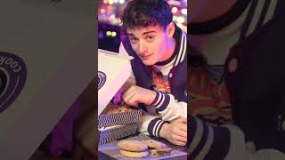 Behind The Scenes With Noah Schnapp At Insomnia Cookies Latest Photoshoot