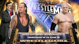 Undertaker vs Kane - WrestleMania World Heavyweight Championship Match 2K24