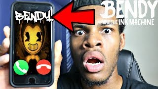 CALLING BENDY AND THE INK MACHINE OMG *SO CREEPY*