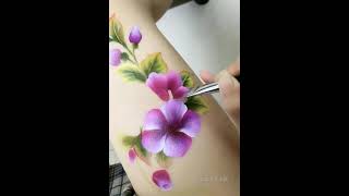 Japanese Paint On Her Body