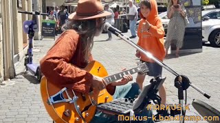 Busking In Hobart Tasmania - ‘Coming Home’  (12 Bar Looper Blues)