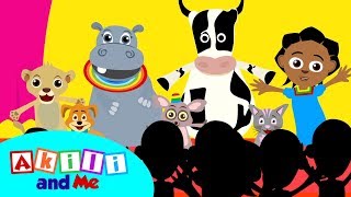 We're Going to a Party with Cat, Dog and Cow! | Fun Songs from Akili and Me