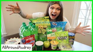 24 Hours Eating Only Green Foods / AllAroundAudrey