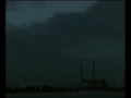 UFO - Spectacular footage of Triangular ufo Light Show Above power station East London  Aug 2012