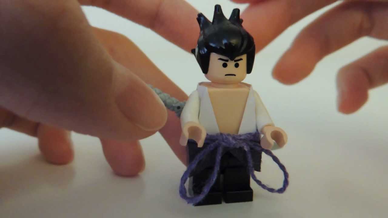 Lego Custom: Sasuke Uchiha (Naruto Shippuden) - YouTube