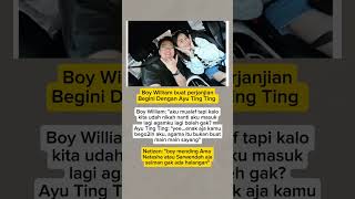 Boy William Buat Perjanjian Ini Dengan Ayu Ting Ting