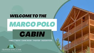 Marco Polo Cabin: 8 Bed / 7 Bath, Indoor Pool, Game Room, Theater & View!