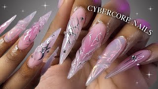 Ongles Polygel Audacieux Comment Faire Des Ongles Stiletto Avec Du Polygel Et Du Nail Art Chr...