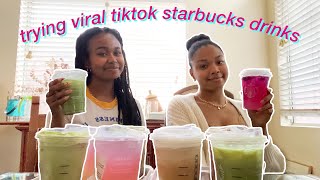 Trying Viral Tiktok Starbucks Drinks Starbucks Drinks You Should Try Nia Charlotte