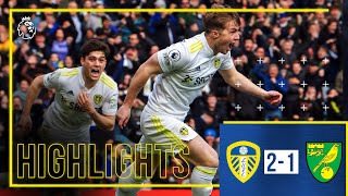 Highlights: Leeds United 2-1 Norwich City | GELHARDT SCORES INJURY-TIME WINNER! 