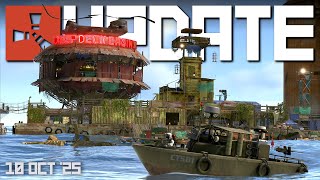 The Naval Update Preview Boat Building, Deep Sea, Floating Cities Rust Update 10Th October 2025