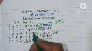 Prediksi Cambodia Jitu 08 Oktober 2025 Bocoran Togel Cambodia Hari Ini Rumus Cambodia Jitu