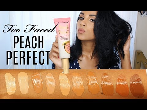 MOST COMFORTABLE Foundation Too Faced Peach Perfect | First Impression