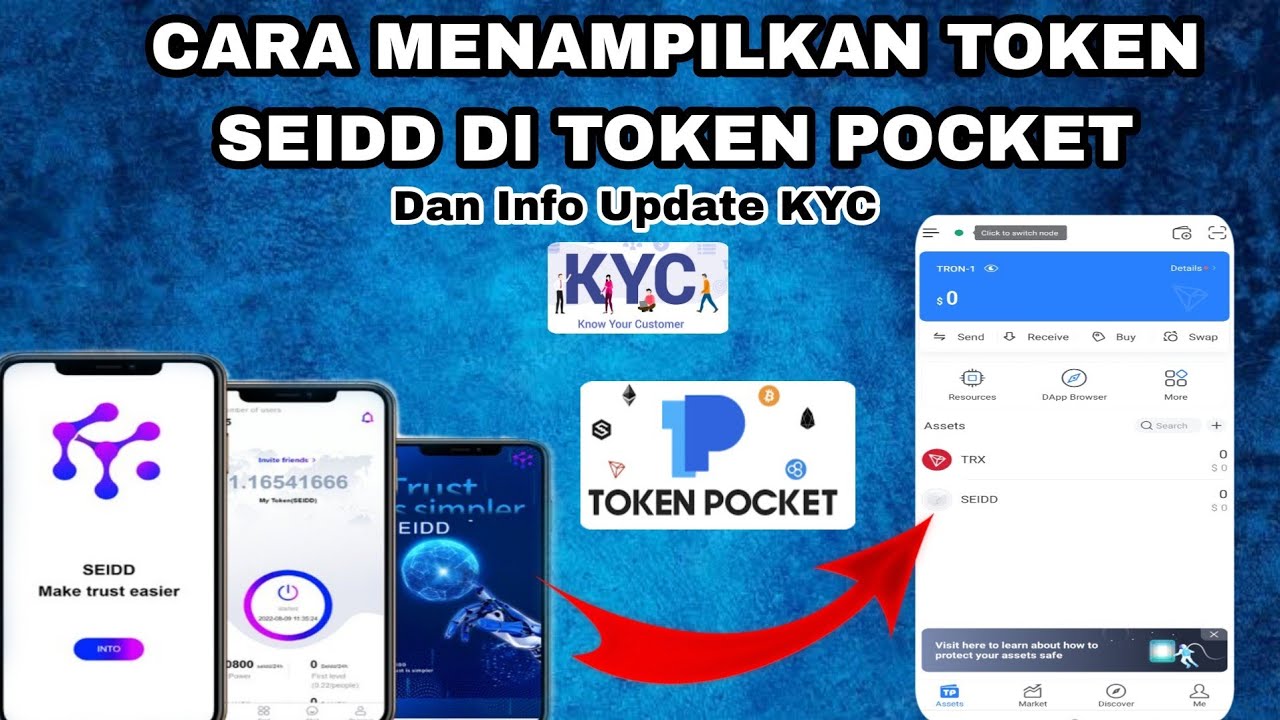 HOW TO ADD THE SEIDD TOKEN TO THE TOKEN POCKET APPLICATION HOW TO ADD THE SEIDD TOKEN TO THE TOKEN POCKET APPLICATION