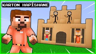 Mi̇necraft Karton Hapi̇shaneden Kaçiş - Minecraft Parodileri