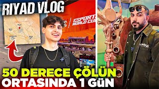 Hamsi̇ İle Çölün Ortasina Ri̇yada Gi̇tti̇k Mahsur Kaldik Pubg Mobile World Cup Vlog