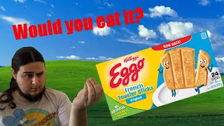 Trying Eggo French Toaster Sticks