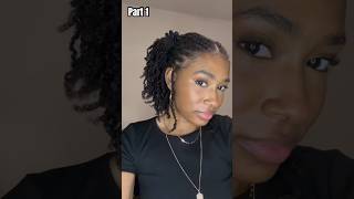 Mini Twist On 4C Hair With Curly Extensions Part 1