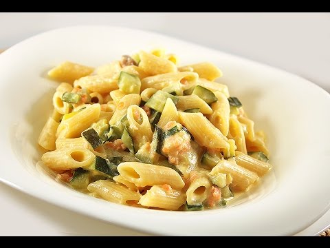 Video Recipe Salmon Zucchini Pasta