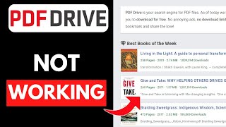Pdfdrive Not Working Full Guide