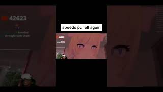 Speeds Pc Falls On Him Again