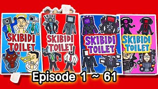 Skibidi Toilet Game Book Parts 1 60 35 Paper Games