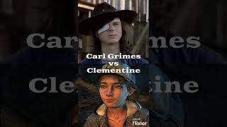 Carl Grimes Tv Vs Clementine Comic - The Walking Dead