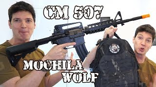 M4 CYMA 507 + MOCHILA WOLF ROTA EXTREMA!