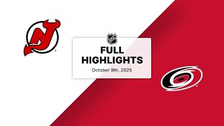 Nhl Highlights Devils Vs. Hurricanes October 09, 2025