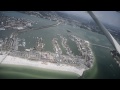 Cessna 172 flight over Clearwater Beach