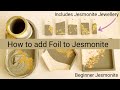 Jesmonite: Adding foil to your Jesmonite projects