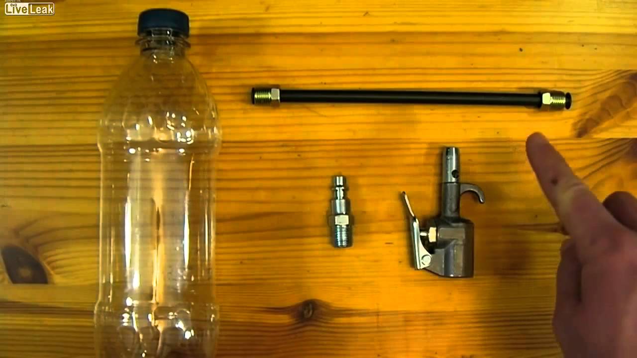 Как сделать пневматика из бутылки Как сделать пневматика из бутылки