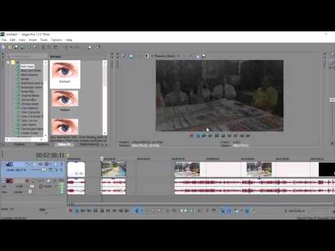 สาธิตการใช้ Sony Vegas Pro 13