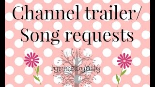 Welcome to lyricsbyally / Comment song requests