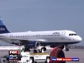 flight attendant jumps
