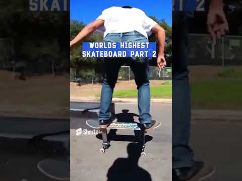 World’s Tallest Skateboard Pt 2!!