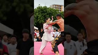 The Young Girl Hones Her Will By Challenging Stronger Opponents Traditional Martial Arts Spirit