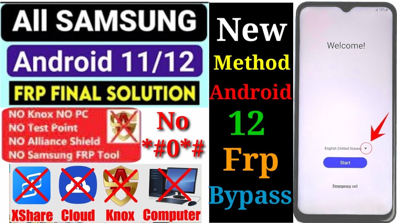 New Method !!! All Samsung Galaxy Android 12 Frp Google New Method !!! All Samsung Galaxy Android 12 Frp Google