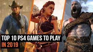 Top 10 PS4 Games To Play In 2019 (So Far)
