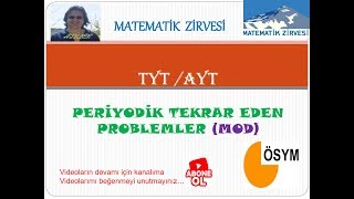 2020 TYT/AYT YENİ NESİL MATEMATİK PERİYODİK TEKRAR EDEN PROBLEMLER