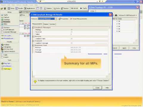 Ethernet  on N2x Ethernet Oam Demonstration Video