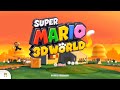 Super Mario 3D World - Sunset Title Screen